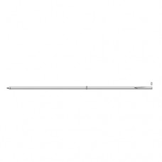 Kirschner Wire Drill Trocar Pointed - Flat End Stainless Steel, 31 cm - 12 1/4" Diameter 1.8 mm Ø